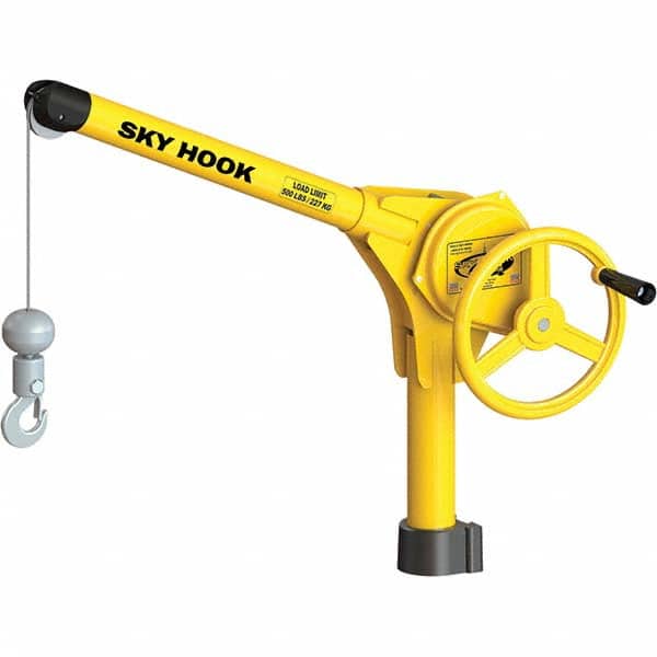 Sky Hook - 500 Lb Steel Lifting Hook Crane - Benchmark Tooling