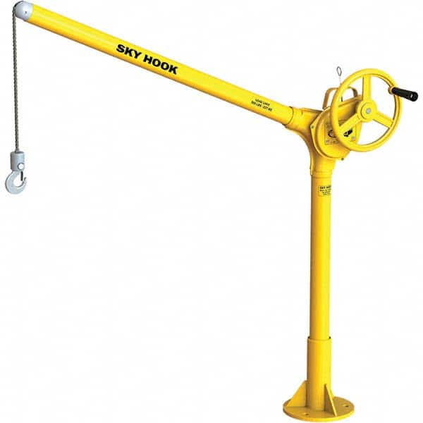 Sky Hook - 500 Lb Steel Lifting Hook Crane - Benchmark Tooling