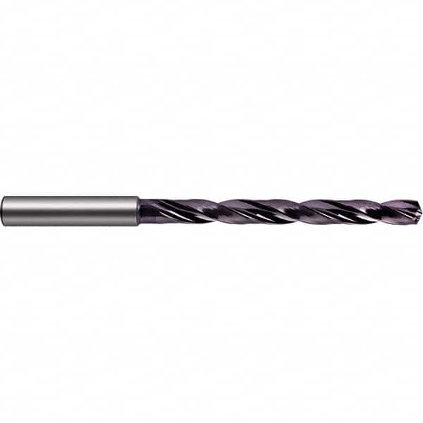 Guhring - 16.3mm 140° Spiral Flute Solid Carbide Taper Length Drill Bit - Benchmark Tooling