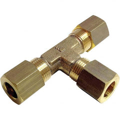 Legris - Metal Compression Tube Fittings Type: Union Tee End Connections: Tube O.D. x Tube O.D. - Benchmark Tooling