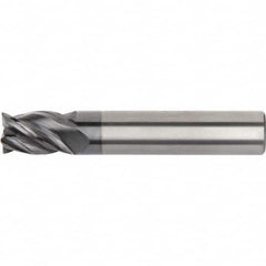 Kennametal - 25mm Diam 4 Flute Solid Carbide 0.35mm Chamfer Width Corner Chamfer End Mill - Benchmark Tooling