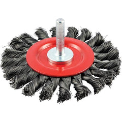 Norton - 3" OD, Knotted Carbon Wheel Brush - Benchmark Tooling