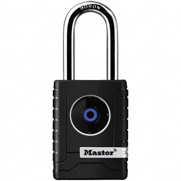 Master Lock - Padlocks Keyed: Blue Tooth Shackle Clearance: 2 (Inch) - Benchmark Tooling