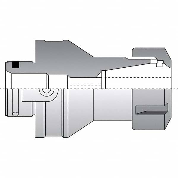 Allied Machine and Engineering - 63mm Diam Radial Clamp ER40 Collet Chuck Adapter Modular Reamer Body - Benchmark Tooling