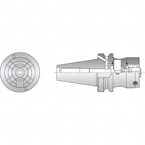 Allied Machine and Engineering - 63mm Diam Radial Clamp BT40 Shank Modular Reamer Body - Benchmark Tooling