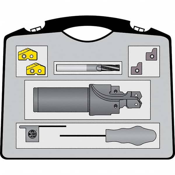 Allied Machine and Engineering - 7/16-20, Tube Dash 4, Indexable Porting Tool - Benchmark Tooling