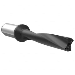 Allied Machine and Engineering - Series APX 38, 5xD, 40mm Diam Flanged Straight Shank, Drill Body - Benchmark Tooling