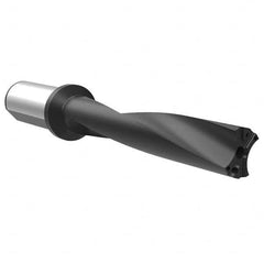 Allied Machine and Engineering - Series APX 44, 5xD, 1-1/2" Diam Flanged Straight Shank, Drill Body - Benchmark Tooling