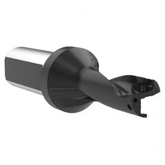 Allied Machine and Engineering - 1.181" Max Drill Depth, 2xD, 15mm Diam, Indexable Insert Drill - Benchmark Tooling