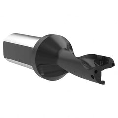 Allied Machine and Engineering - 1-1/4" Max Drill Depth, 2xD, 15.88mm Diam, Indexable Insert Drill - Benchmark Tooling