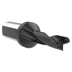 Allied Machine and Engineering - 1-1/2" Max Drill Depth, 3xD, 12.7mm Diam, Indexable Insert Drill - Benchmark Tooling