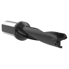 Allied Machine and Engineering - 76.2mm Max Drill Depth, 4xD, 19.5mm Diam, Indexable Insert Drill - Benchmark Tooling