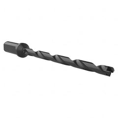 Allied Machine and Engineering - 7/16" to 1/2" Diam 7-1/16" Max Depth Helical Flute Spade Drill - Benchmark Tooling