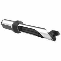 Allied Machine and Engineering - 15mm to 16mm Diam 5xD 80mm Max Depth Straight Flute Spade Drill - Benchmark Tooling