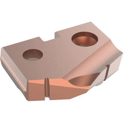 Allied Machine and Engineering - 25/32" Diam 132° Seat Size 1 Spade Drill Insert - Benchmark Tooling