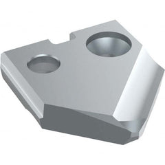 Allied Machine and Engineering - 10.2mm Diam 90° Seat Size Y Spade Drill Insert - Benchmark Tooling