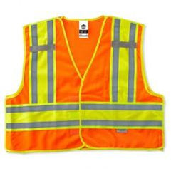 8245PSV S/M ORG PUBLIC SAFETY VEST - Benchmark Tooling