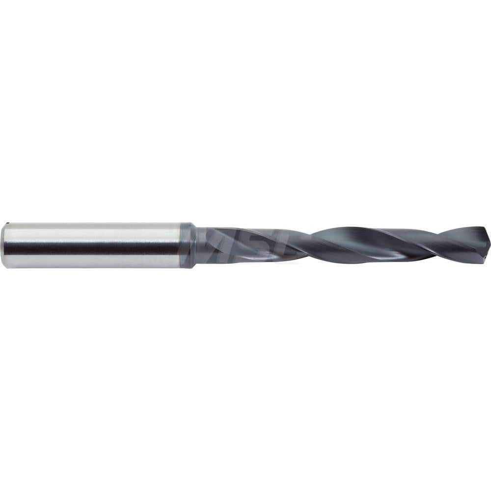 Jobber Length Drill Bit: 0.6024″ Dia, 140 °, Solid Carbide ALtima Finish, Right Hand Cut, Helical Flute, Straight-Cylindrical Shank, Series HPDCR