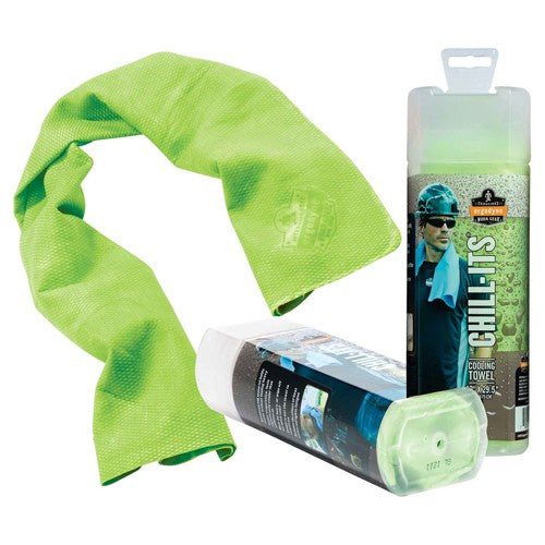 Chill-Its Cooling Towel Hi Viz Lime - Benchmark Tooling