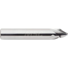 M.A. Ford - Chamfer Mills; Cutter Head Diameter (Inch): 3/8 ; Included Angle A: 60 ; Chamfer Mill Material: Solid Carbide ; Chamfer Mill Finish/Coating: Uncoated ; Overall Length (Inch): 2-1/2 ; Shank Diameter (Inch): 3/8 - Exact Industrial Supply