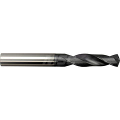 Screw Machine Length Drill Bit: 0.6063″ Dia, 140 °, Solid Carbide ALtima Finish, Right Hand Cut, Helical Flute, Straight-Cylindrical Shank