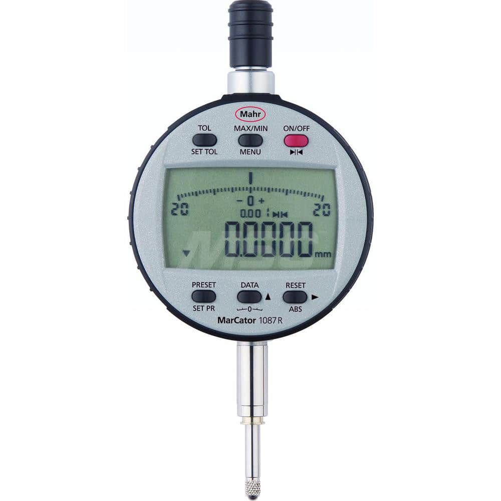 Mahr - Electronic Drop Indicators; Minimum Measurement (Decimal Inch): 0 ; Minimum Measurement (Inch): 0 ; Minimum Measurement (mm): 0 ; Maximum Measurement (Inch): 1 ; Maximum Measurement (mm): 25 ; Resolution (Decimal Inch): 0.00001; 0.00002; 0.00005; - Exact Industrial Supply