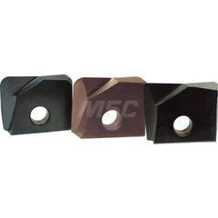 Milling Inserts; Insert Style: XRAD; Insert Size: 08003; Insert Material: Solid Carbide; Material Grade: Micrograin; Thickness Range (Decimal Inch): 0.0000 to 0.1000; Length Range (Decimal Inch): 0.0000 to 0.3200; Series: XRAD; Coating/Finish: DLC; Width