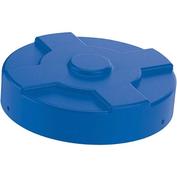 Vestil - 55 Gal, Polyethylene Drum Cover - 24-3/4" Diam, Rigid Smooth Liner - Benchmark Tooling