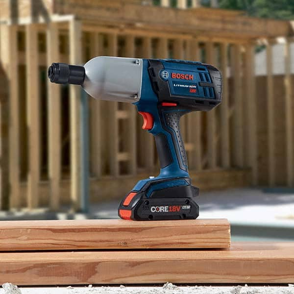 Bosch - Cordless Impact Wrenches & Ratchets Voltage: 18.0 Drive Size (Inch): 7/16 - Benchmark Tooling