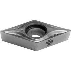 Sumitomo - DCGT32.52 MESI Grade AC5015S Carbide Turning Insert - TiAlSiN Finish, 55° Diamond, 3/8" Inscr Circle, 3/32" Thick, 0.0313" Corner Radius - Benchmark Tooling