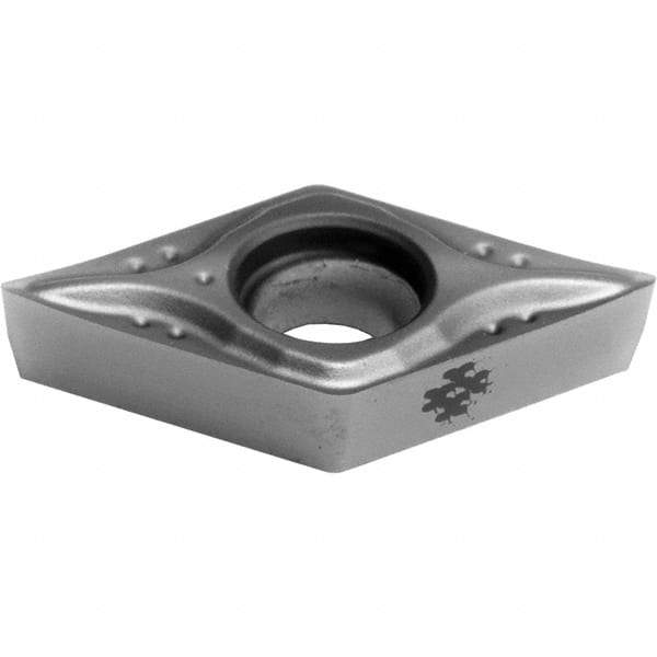 Sumitomo - DCGT21.51 MESI Grade AC5015S Carbide Turning Insert - TiAlSiN Finish, 55° Diamond, 1/4" Inscr Circle, 3/32" Thick, 0.0156" Corner Radius - Benchmark Tooling