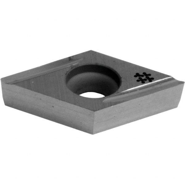 Sumitomo - DCGT21.50 LFX Grade AC5025S Carbide Turning Insert - TiAlSiN Finish, 55° Diamond, 1/4" Inscr Circle, 3/32" Thick, 0.0039" Corner Radius - Benchmark Tooling