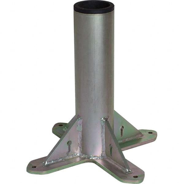 OZ Lifting Products - Davit Crane Bases Base Type: Pedestal Base Finish/Coating: Zinc Plated - Benchmark Tooling