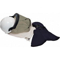 National Safety Apparel - Face Shield & Headgear Sets; Headgear Style: Hard Cap ; Lens Shade: None ; Window Color: Clear ; Window Coating: Anti-Fog ; Window Height (Inch): 10 ; Window Width (Inch): 20 - Exact Industrial Supply