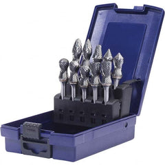 SGS Pro - Burr Sets Head Shape: Radius/Cylinder w/Endcut; Radius/Ball Nose Cylinder; Radius/Ball Nose Tree; Radius/90 Cone; Pointed Tree; Cylinder; Ball Nose Cone Tooth Style: Double Cut - Benchmark Tooling