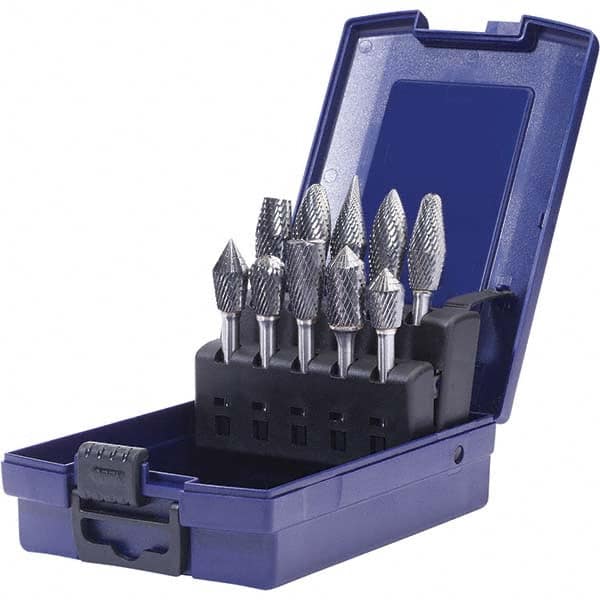 SGS Pro - Burr Sets Head Shape: Combi/Ball; Cylinder w/Endcut; Ball Nose Tree; Pointed Tree; Combi/Double Inverted Cone; Combi/Inverted Cone/Cylinder; Combi/90 Cone Tooth Style: Double Cut - Benchmark Tooling