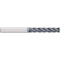 Titan USA - Square End Mills; Mill Diameter (Inch): 1/2 ; Mill Diameter (Decimal Inch): 0.5000 ; Number of Flutes: 4 ; Length of Cut (Inch): 3 ; Length of Cut (Decimal Inch): 3.0000 ; Material: Solid Carbide - Exact Industrial Supply