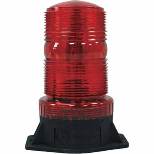 Railhead Corporation - Strobe & Flashing Lights Light Type: Single; Double; Quad; Revolving Lens Color: Red - Benchmark Tooling