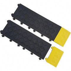 Ergo Advantage - 6" Long x 4" Wide x 1" Thick, Anti-Fatigue Modular Matting Anti-Fatigue Flooring - Benchmark Tooling