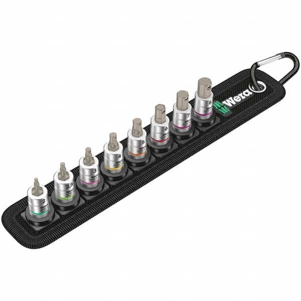 Wera - Hex & Torx Bit Socket Sets Type: Hex Bit Socket Set Drive Size: 1/4 - Benchmark Tooling