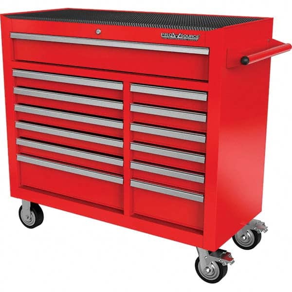 PRO-SOURCE - 13 Drawer 1,540 Lb Capacity Steel Tool Roller Cabinet - Benchmark Tooling