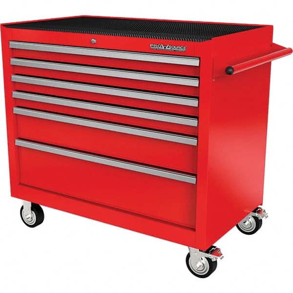 PRO-SOURCE - 6 Drawer 1,540 Lb Capacity Steel Tool Roller Cabinet - Benchmark Tooling