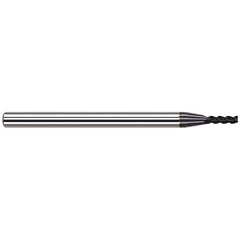 Harvey Tool - Square End Mills; Mill Diameter (Decimal Inch): 0.0100 ; Length of Cut (Decimal Inch): 0.0300 ; Material: Solid Carbide ; Finish/Coating: AlTiN ; Shank Diameter (Inch): 1/8 ; Single or Double End: Single - Exact Industrial Supply