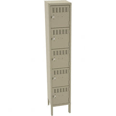 Tennsco - 5 Door, 5 Tier, Welded Locker - Benchmark Tooling