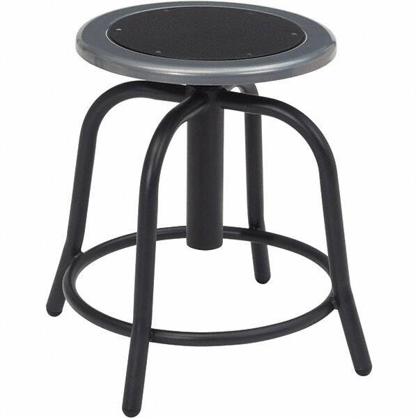 NPS - Swivel & Adjustable Stools Type: Adjustable Height Swivel Stool Base Type: Steel - Benchmark Tooling