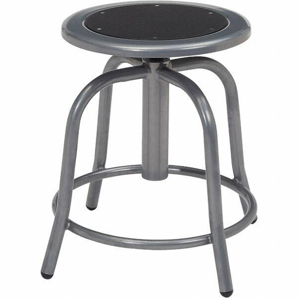 NPS - Swivel & Adjustable Stools Type: Adjustable Height Swivel Stool Base Type: Steel - Benchmark Tooling