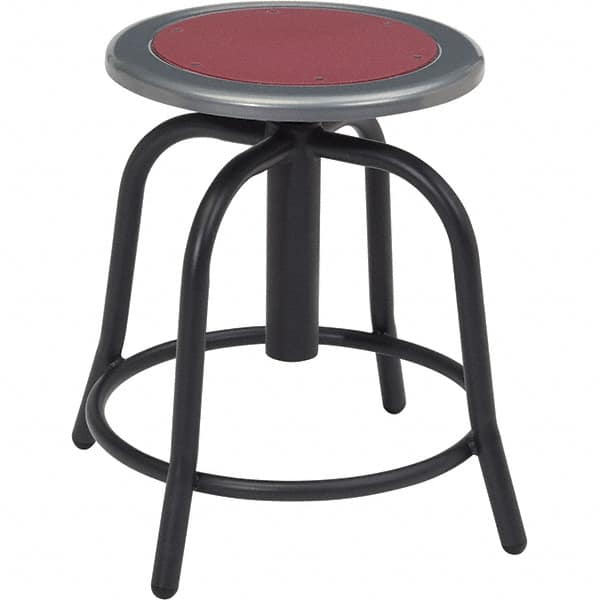 NPS - Swivel & Adjustable Stools Type: Adjustable Height Swivel Stool Base Type: Steel - Benchmark Tooling