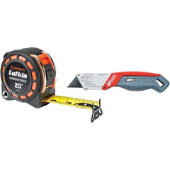 Lufkin - Tape Measures Length (Feet): 25.00 Width (Inch): 1-3/16 - Benchmark Tooling