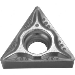 Sumitomo - TCGT21.51 MESI Grade AC5015S Carbide Turning Insert - TiAlSiN Finish, 60° Triangle, 1/4" Inscr Circle, 3/32" Thick, 0.0156" Corner Radius - Benchmark Tooling