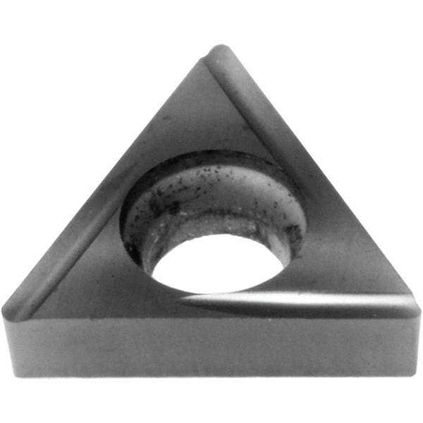 Sumitomo - TBGT521 LFX Grade AC5015S Carbide Turning Insert - TiAlSiN Finish, 60° Triangle, 0.156" Inscr Circle, 1/16" Thick, 0.0156" Corner Radius - Benchmark Tooling